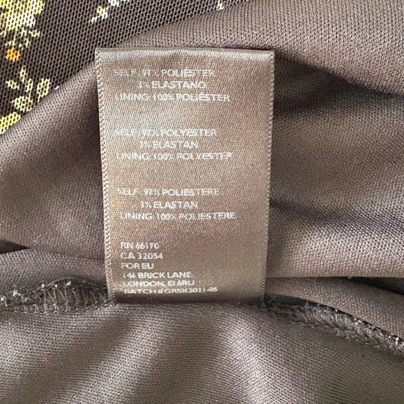 Urban Outfitters Black Floral Skirt - Picture 6 of 6